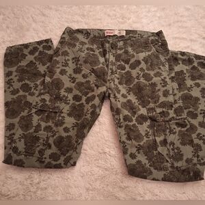 Levis 511 Slim Army Green with wish like flowers 16 Reg